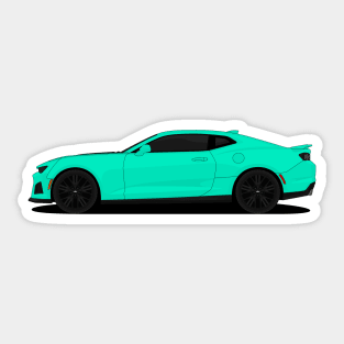 CAMARO TURQUOISE Sticker